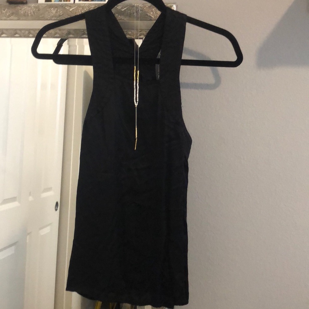 Black halter top